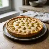 Tarte gourmande aux raisins frais et petits-suisses onctueux