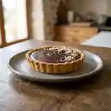 Tarte gourmande aux saveurs des îles et chocolat noir