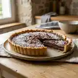Tarte intense chocolat et noix de coco