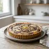 Tarte marbrée citron chocolat : dessert gourmand et facile