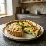 Tarte onctueuse à la crème de persil frais