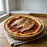 Tarte provençale croustillante aux filets de rougets grillés