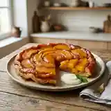 Tarte renversée à la mangue caramélisée