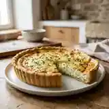 Tarte salée au fromage blanc onctueux et herbes fraîches