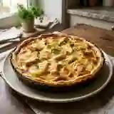 Tarte saumon-pommes de terre à l'aneth