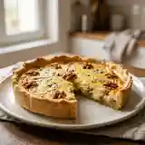 Tarte savoureuse à la Fourme d'Ambert : recette facile et gourmande