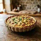 Tarte savoureuse à la purée de pommes de terre maison