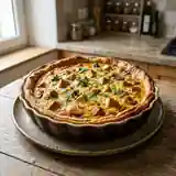 Tarte Volaille et Champignons