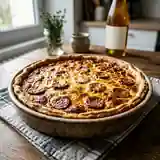 Tarte savoureuse à l'andouille façon Plouharnel