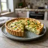 Tarte savoureuse au persil frais et gouda fondant