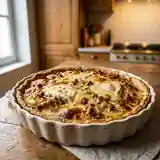 Tarte savoureuse au reblochon façon tartiflette