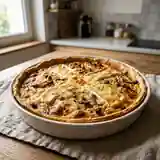 Tarte au reblochon et lardons fumés