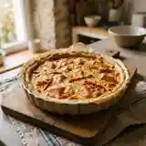 Tarte savoureuse au saumon et poivron aux saveurs du Sud