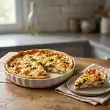 Tarte savoureuse au saumon frais et épinards fondants