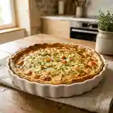 Tarte savoureuse au surimi et crème légère