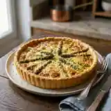 Tarte savoureuse aux asperges façon Brighton