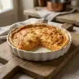 Tarte savoureuse aux carottes et sauce béchamel onctueuse