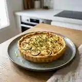 Tarte savoureuse aux courgettes et feta fondante