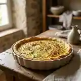 Tarte savoureuse aux courgettes râpées et herbes fraîches