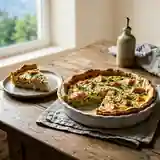 Tarte Saumon et Poireaux Confits