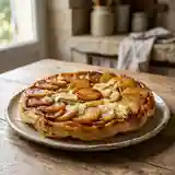 Tarte tatin salée aux pommes de terre fondantes et brie crémeux