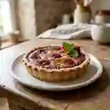 Tartelette à la framboise intense