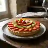 Tartelette Fraise Kiwi Fondante et Sablée