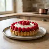 Tartelette gourmande chantilly et framboises fraîches