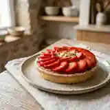 Tartelettes marocaines aux fraises fraîches et crème d'amande