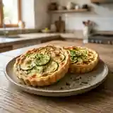 Tartelettes savoureuses à la courgette et au boursin