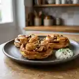 Tartelettes tatin aux Saint-Jacques et cèpes : recette gourmande et raffinée