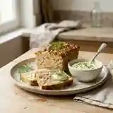 Terrine de crabe aérienne au citron vert et aneth