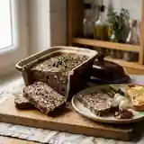 Terrine de lièvre rustique au cognac