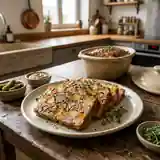 Terrine de veau fondante au cidre et légumes de saison
