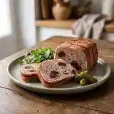 Terrine de viande aux pruneaux et lard fondant : recette gourmande et facile