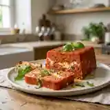 Fraîcheur de tomate et Carré Frais au basilic