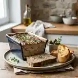 Terrine gourmande de foies de volaille aux herbes fraîches