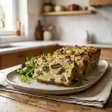 Terrine gourmande de poireaux aux morilles