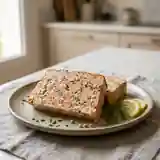 Terrine gourmande de saumon et crevettes aux herbes fraîches