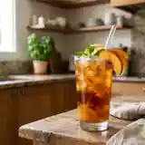 Thé glacé à la pêche maison : recette fraîche et fruitée