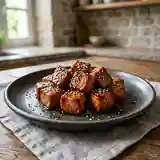 Thon caramélisé à la sauce sucrée-salée