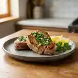 Thon frais grillé à la persillade parfumée