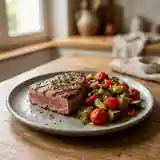 Thon grillé aux légumes confits : recette savoureuse et facile