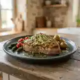 Thon rôti au beurre d'herbes fraîches : recette facile et savoureuse