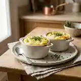 Timbales d'œufs crémeuses au Carré Frais : recette facile et gourmande