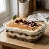 Tiramisu aux cerises parfumées à la cannelle : dessert gourmand et fruité
