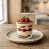 Tiramisu framboise nuageux