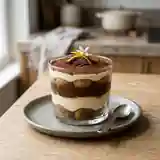 Tiramisu onctueux chocolat noir et orange