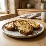 Toast fondant à l'époisses sur pain d'épices croustillant