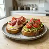 Toasts apéritifs originaux et gourmands pour une personne